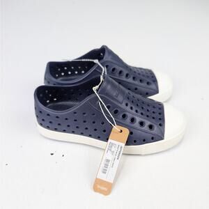 Native Jefferson Toddler 10 Shoes - Regatta Blue/Shell White